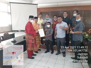 Diduga Limbah Cemari Sungai, Kades Laporkan PT MAS ke DLHK Riau